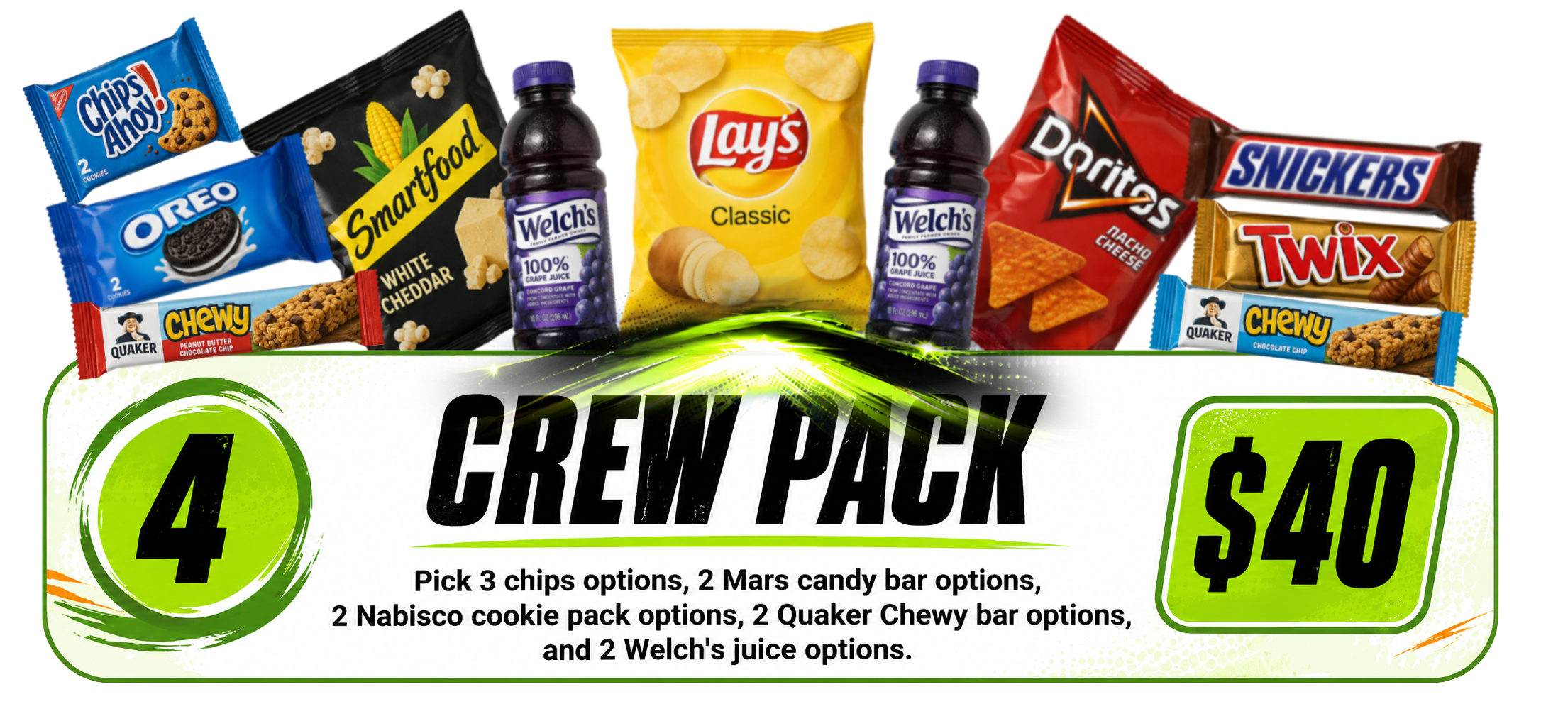 Crew Pack — $40