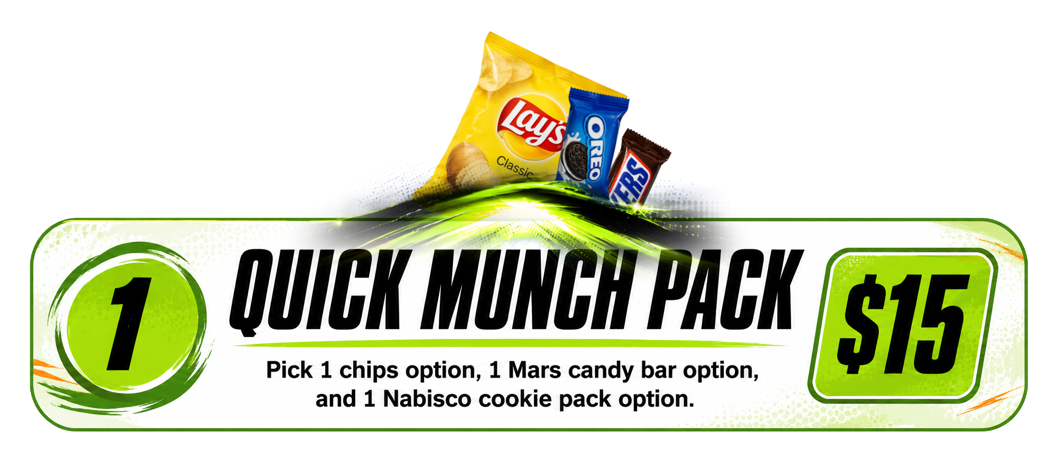 Quick Munch Pack — $15