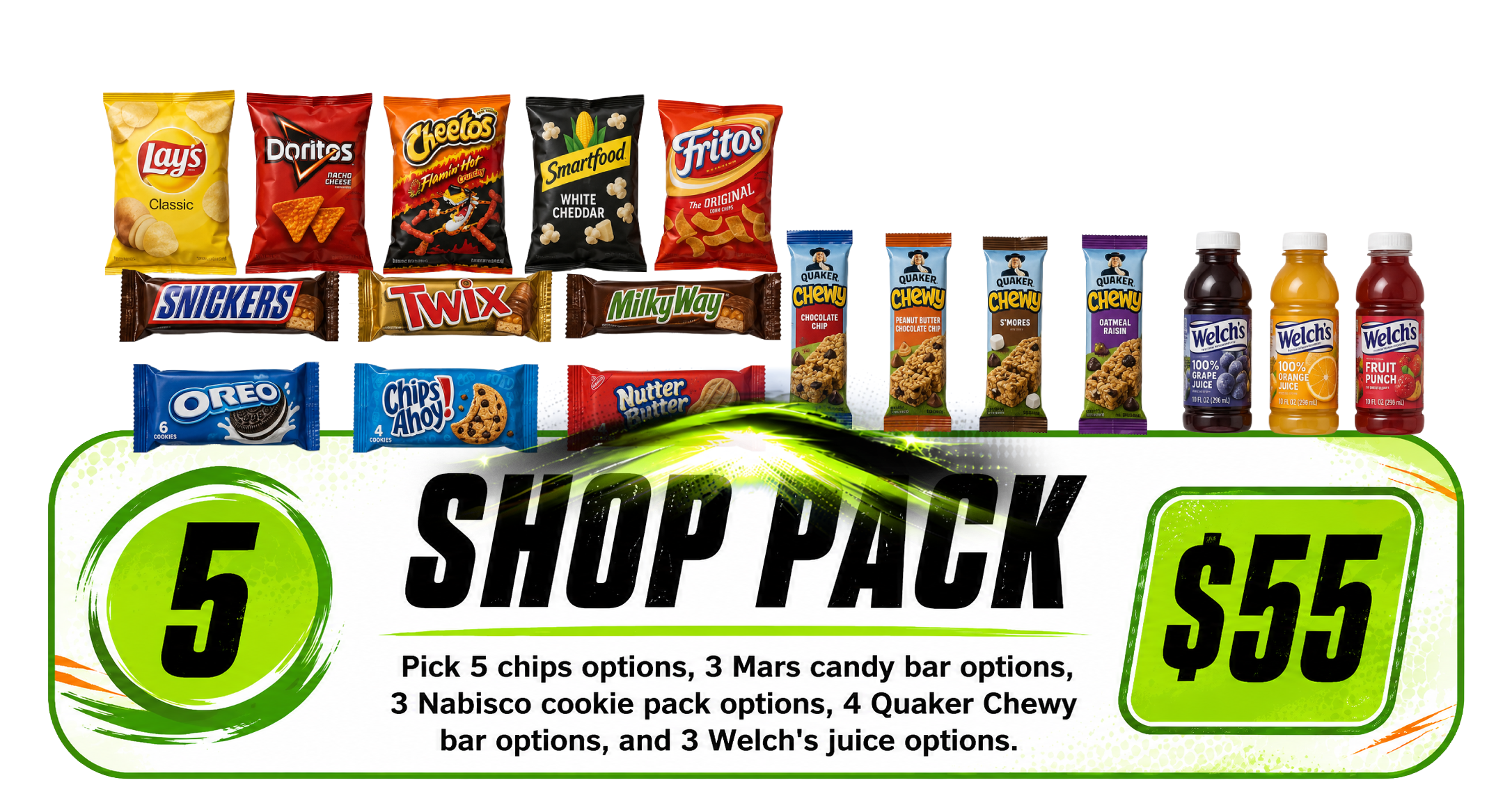Shop Pack — $55